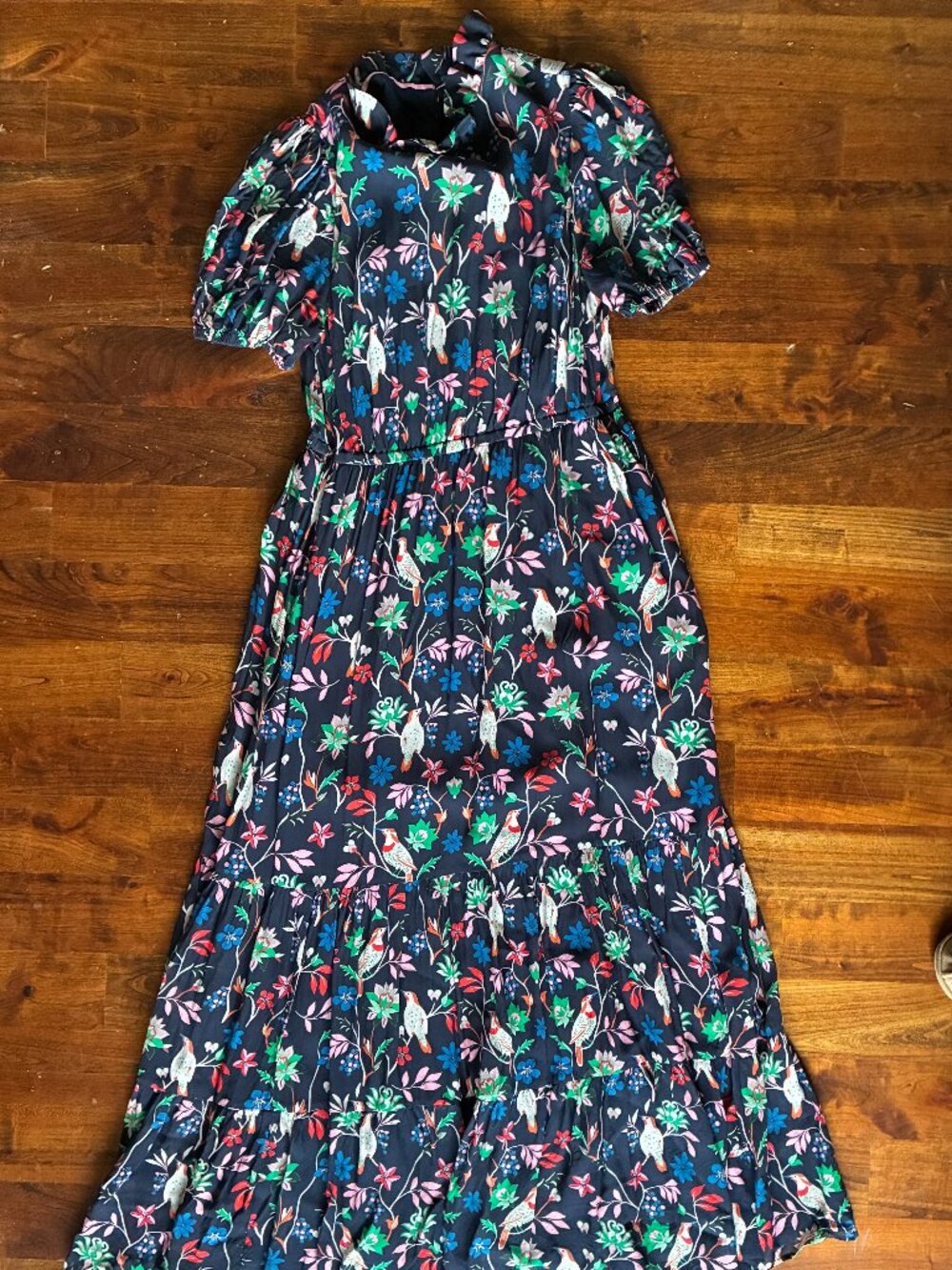Boden Bird Maxi Dress